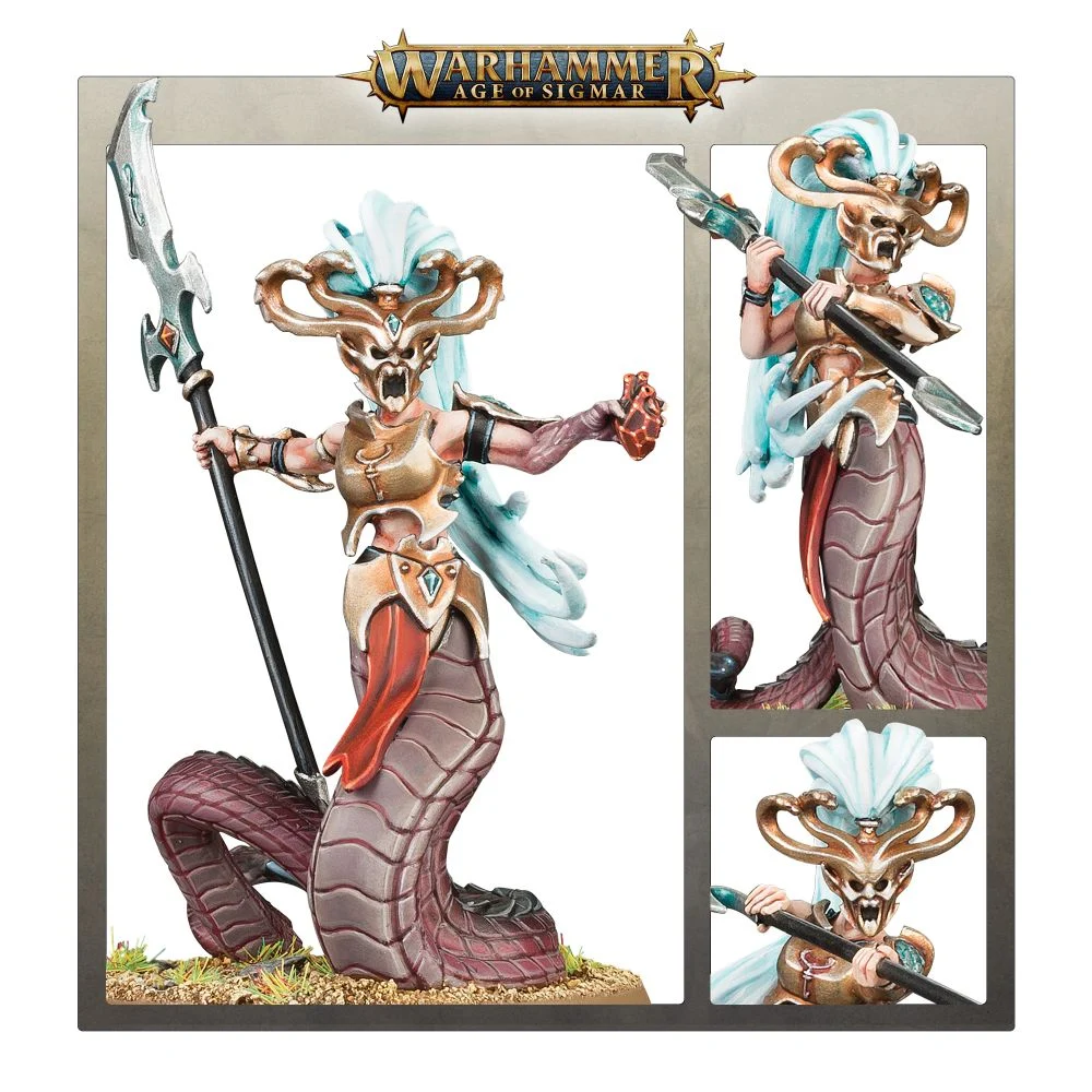 Warhammer Age Of Sigmar - Filles De Khaine : Blood Sisters Avec Heartshard Glaives - 5 Figurines En Bits